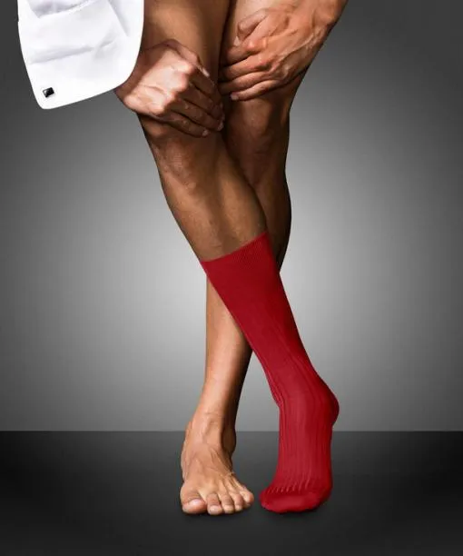 Men No 10 Pure Fil Dcosse Men Socks Cardinal FALKE Socks