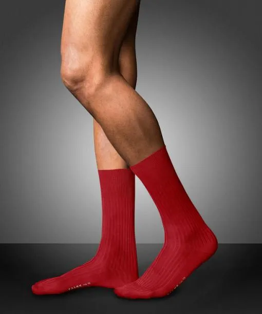 Men No 10 Pure Fil Dcosse Men Socks Cardinal FALKE Socks