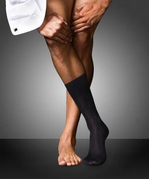 Men No 7 Finest Merino Men Socks Black FALKE By Material