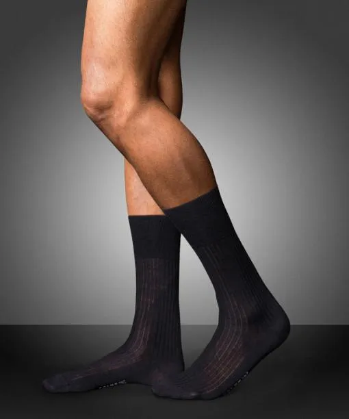 Men No 7 Finest Merino Men Socks Black FALKE By Material