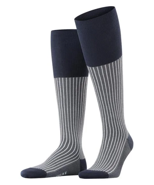Men Oxford Stripe Men Kneehigh Socks Atlantic FALKE Knee High Socks