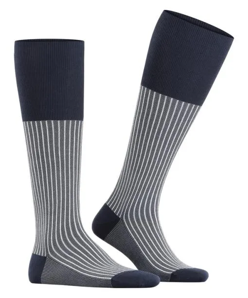 Men Oxford Stripe Men Kneehigh Socks Atlantic FALKE Knee High Socks
