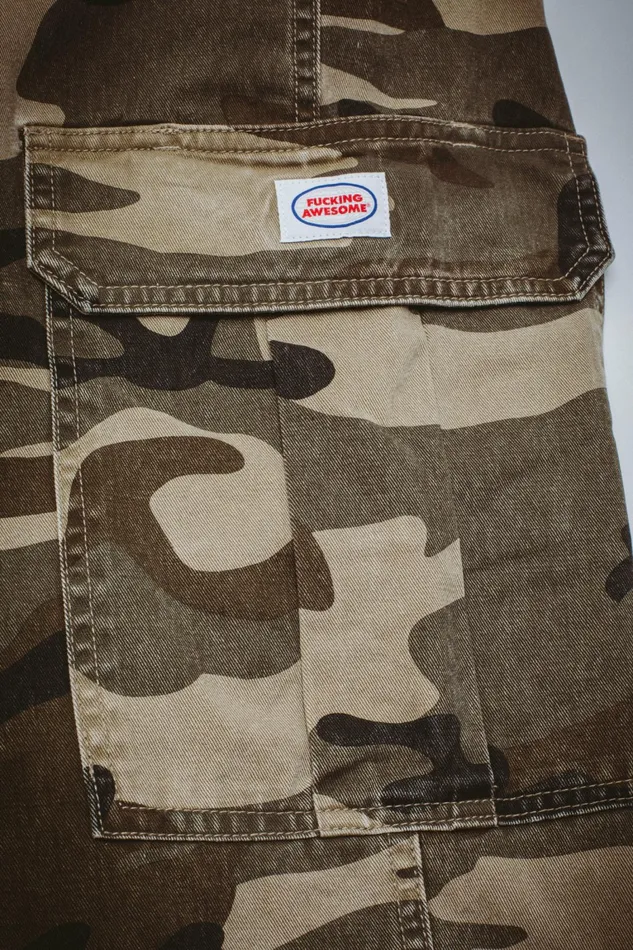 Men PBS Washed Baggy Cargo Pant Fucking Awesome Pants Men PBS Washed Baggy Cargo Pant Fucking Awesome Pants