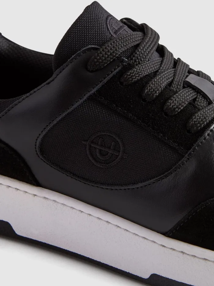 Men Reiss Brands Footwear Noirmont Trainers Whiteblack