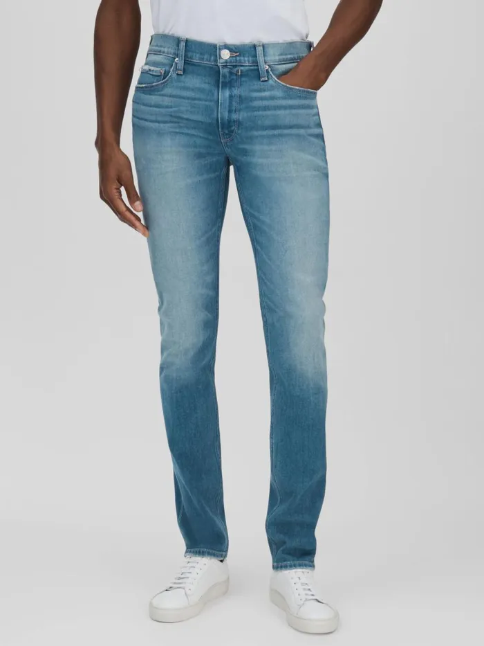 Men Reiss Brands Slim Fit Stretch Jeans Kaufman Blue