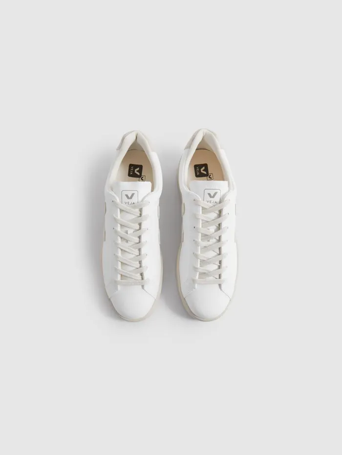 Men Reiss Brands Vegan Leather Trainers Whitenatural