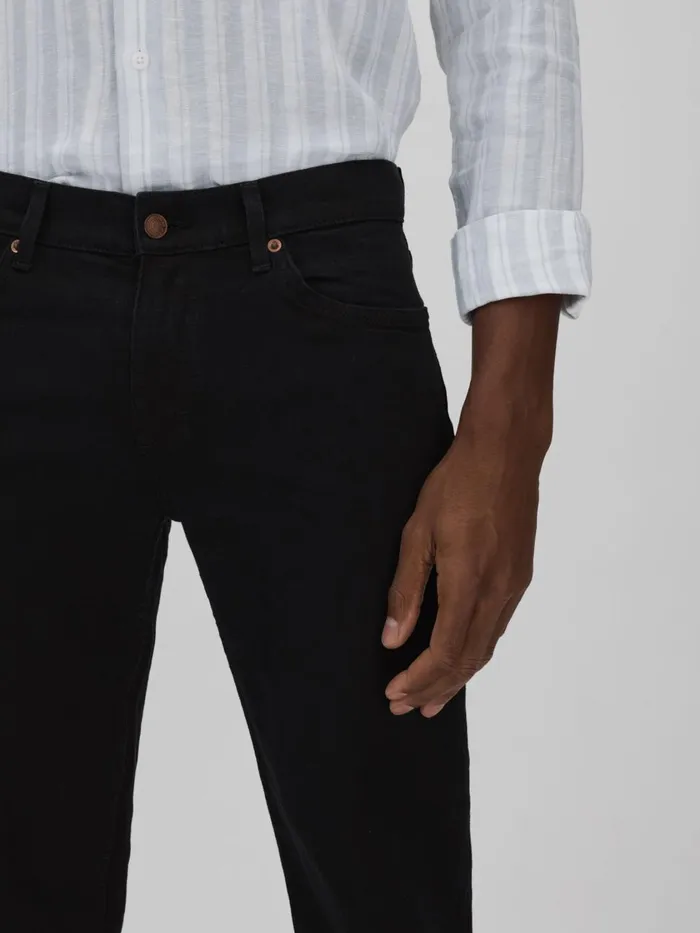 Men Reiss Jeans Jacobson Slim Fit Jeans Black