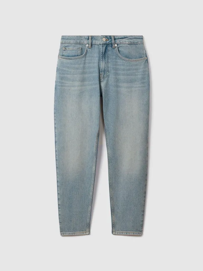 Men Reiss Jeans Ordu R Relaxed Tapered Jeans Light Blue