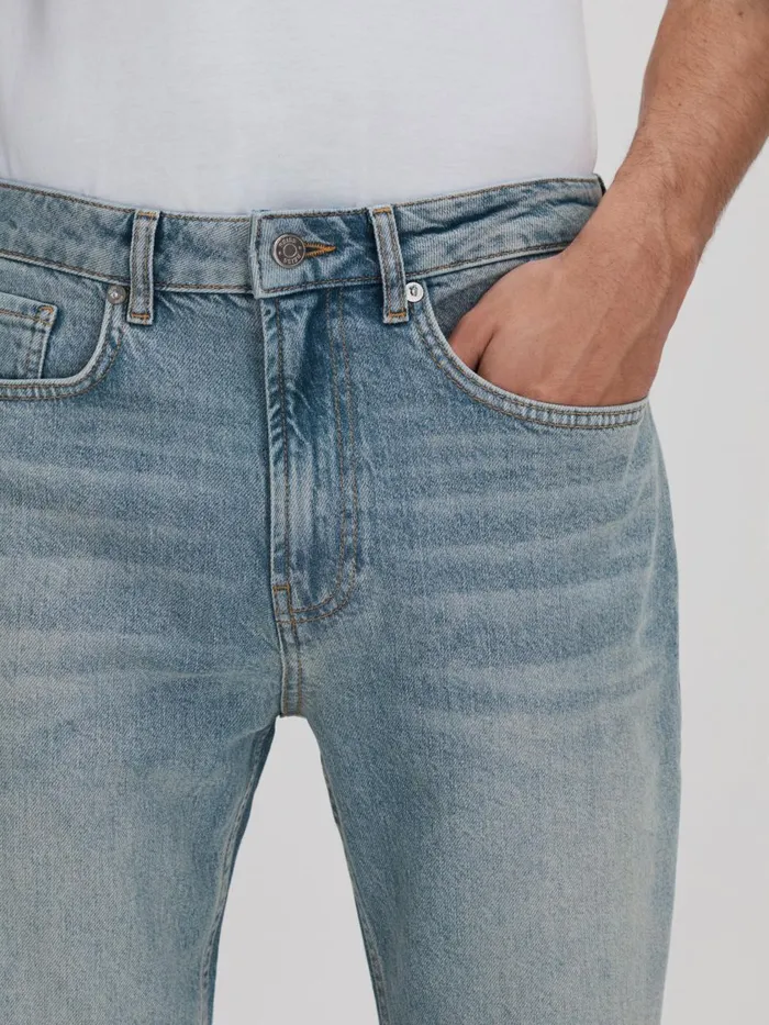 Men Reiss Jeans Ordu R Relaxed Tapered Jeans Light Blue