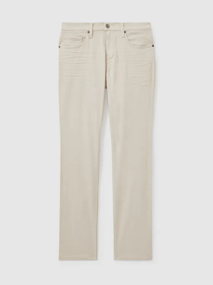 Men Reiss Jeans Straight Leg Jeans Ceramic