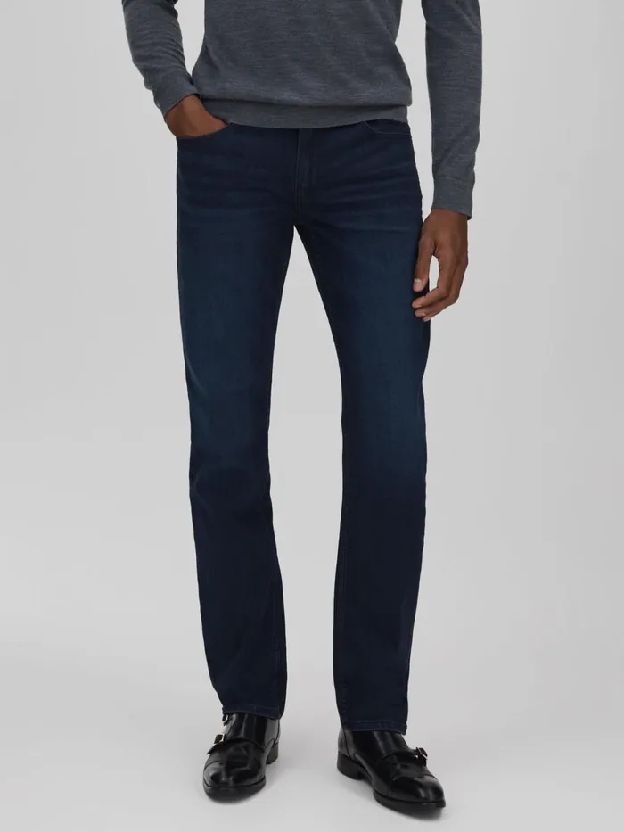 Men Reiss Jeans Straight Leg Jeans Conteras Blue