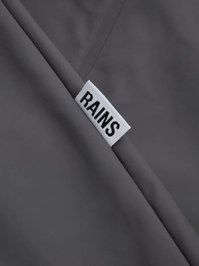 Men Reiss Outerwear and Coats Unisex Hooded Raincoat Jacket Grey