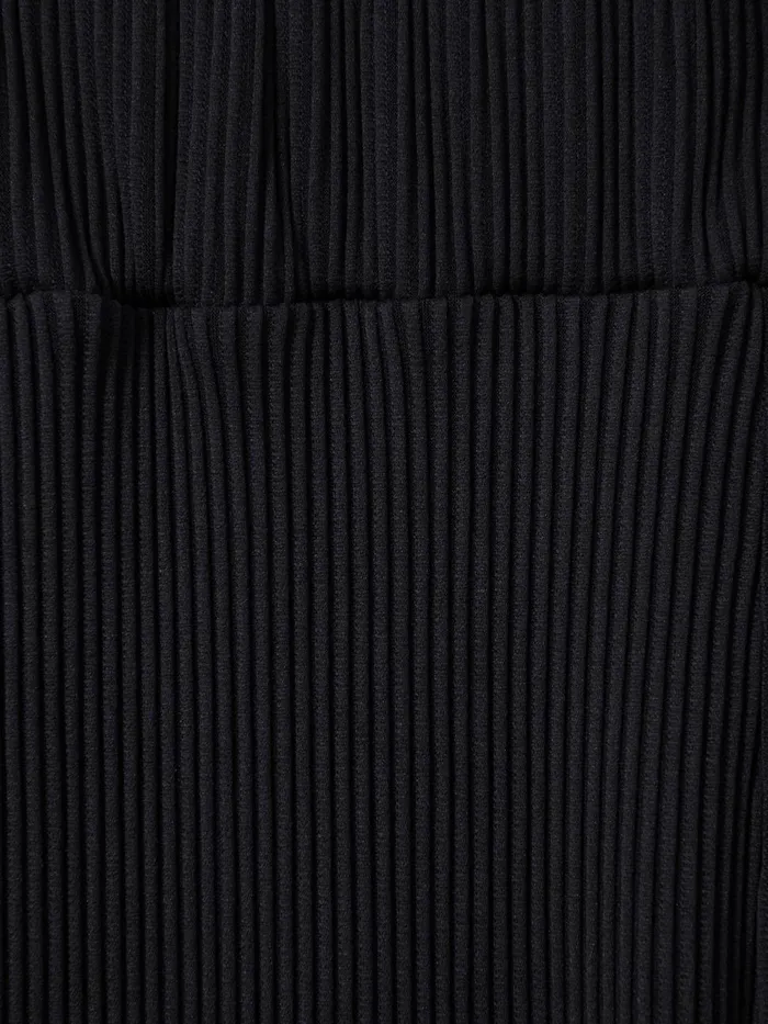 Men Reiss Pants Cyrus Ribbed Elasticated Waist Trousers Navy