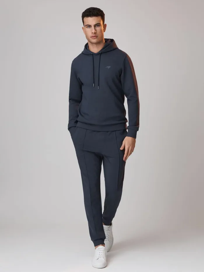 Men Reiss Sweats Hoodies and Joggers F1 Interlock Jersey Drawstring Joggers Airforce Blue