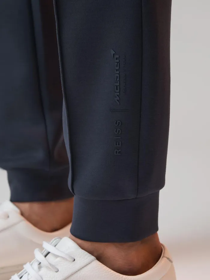 Men Reiss Sweats Hoodies and Joggers F1 Interlock Jersey Drawstring Joggers Airforce Blue