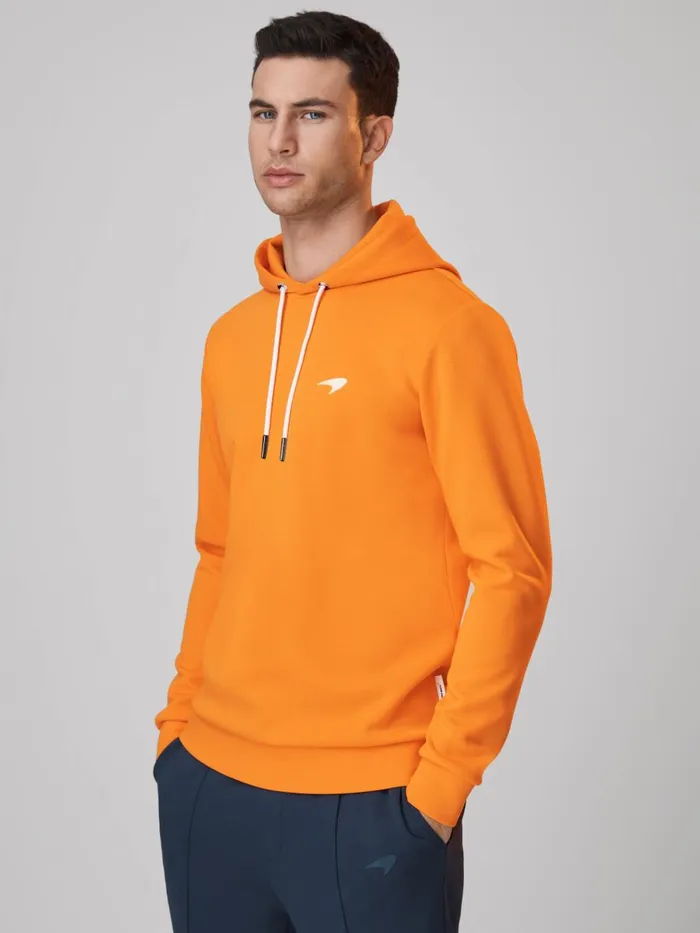 Men Reiss Sweats Hoodies and Joggers F1 Interlock Jersey Hoodie Papaya