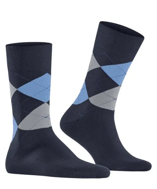 Men Sensitive Argyle Men Socks Midnight FALKE Socks