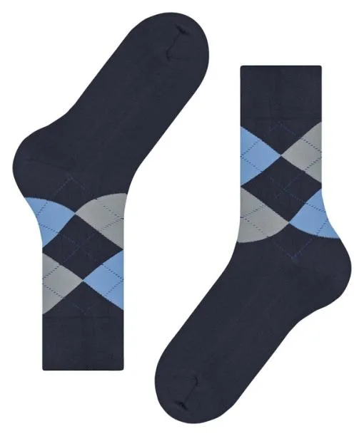 Men Sensitive Argyle Men Socks Midnight FALKE Socks