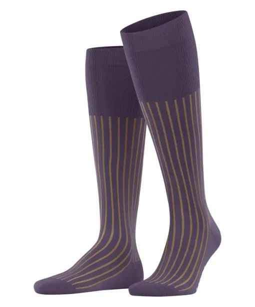 Men Shadow Men Kneehigh Socks Amethyst FALKE Knee High Socks