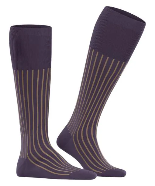 Men Shadow Men Kneehigh Socks Amethyst FALKE Knee High Socks