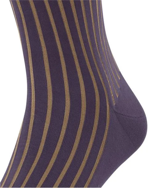 Men Shadow Men Kneehigh Socks Amethyst FALKE Knee High Socks
