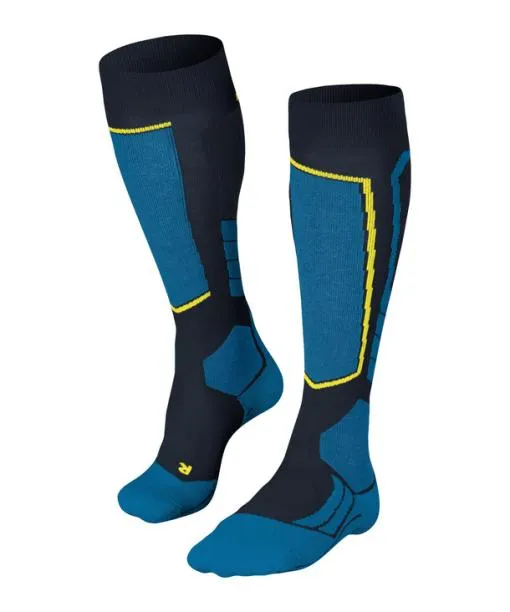 Men SK2 Intermediate Men Skiing Kneehigh Socks Dark Night FALKE Ski Socks