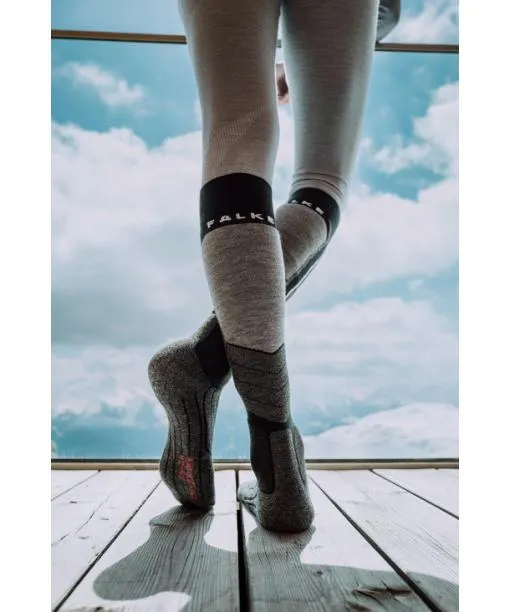 Men SK2 Intermediate Men Skiing Kneehigh Socks Dark Night FALKE Ski Socks