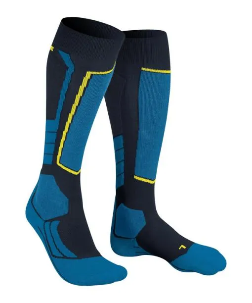 Men SK2 Intermediate Men Skiing Kneehigh Socks Dark Night FALKE Ski Socks