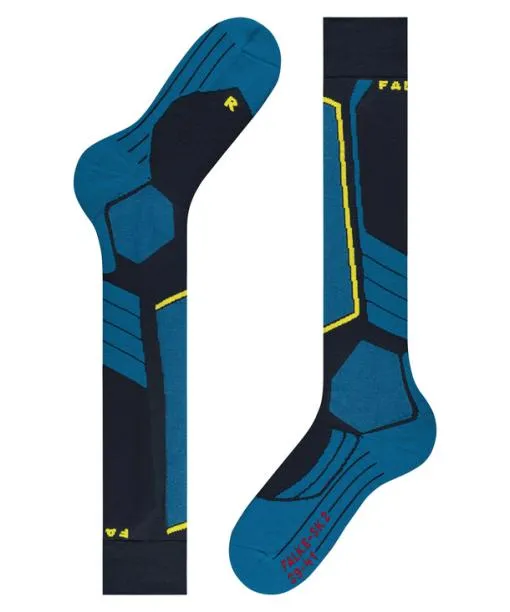 Men SK2 Intermediate Men Skiing Kneehigh Socks Dark Night FALKE Ski Socks