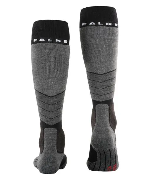Men SK2 Intermediate Wool Men Skiing Kneehigh Socks Black FALKE Ski Socks