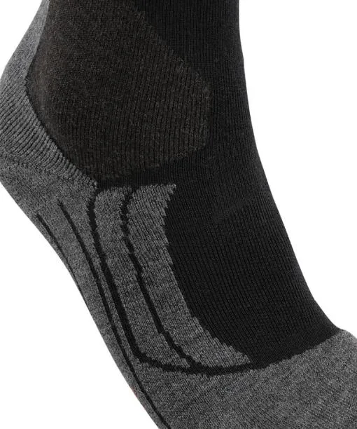 Men SK2 Intermediate Wool Men Skiing Kneehigh Socks Black FALKE Ski Socks