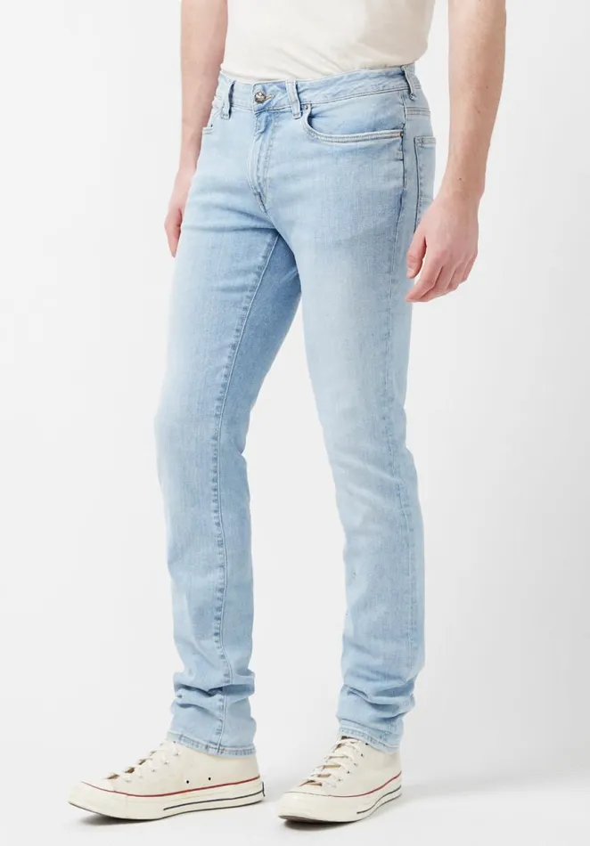 Men Skinny Max Bleached Jeans Indigo Buffalo David Bitton Skinny Max