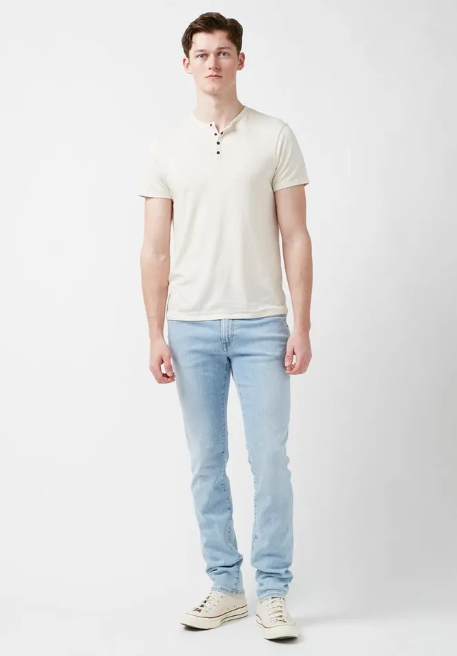 Men Skinny Max Bleached Jeans Indigo Buffalo David Bitton Skinny Max