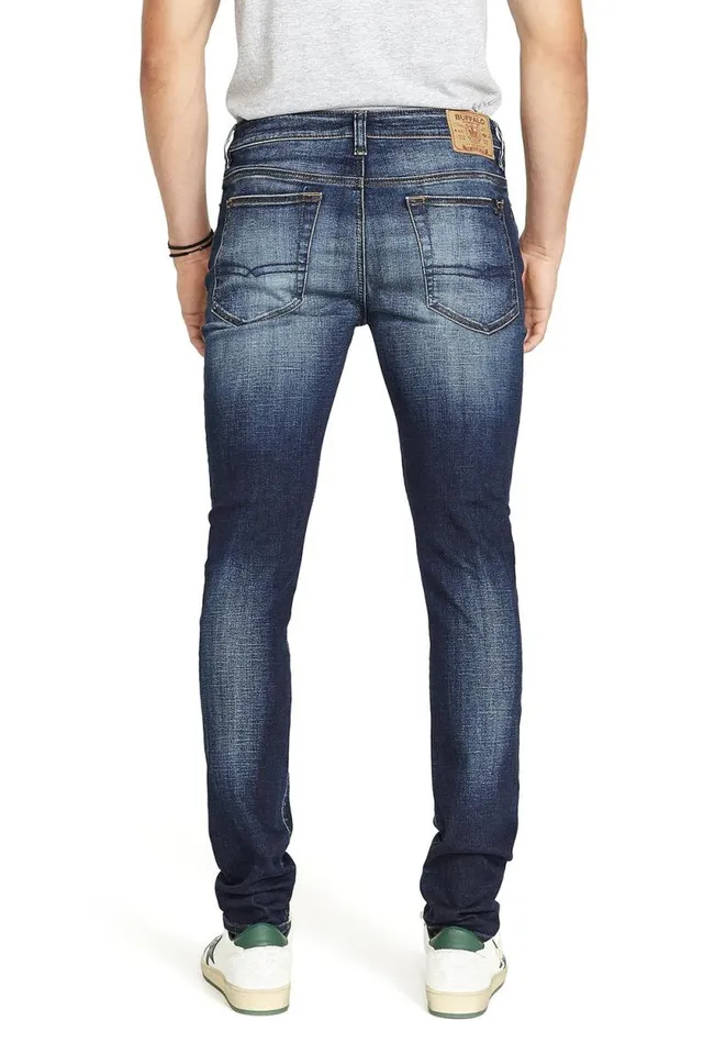 Men Skinny Max Medium Blue Jeans Indigo Buffalo David Bitton Skinny Max
