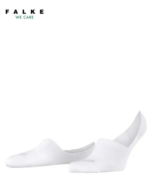 Men Step High Cut Men No Show Socks White FALKE No Show Socks
