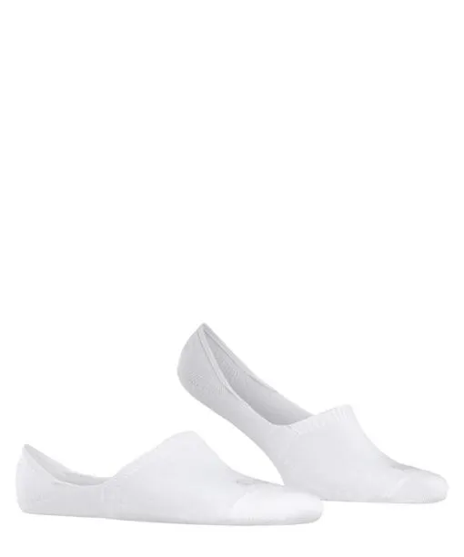 Men Step High Cut Men No Show Socks White FALKE No Show Socks