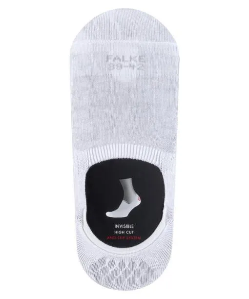 Men Step High Cut Men No Show Socks White FALKE No Show Socks