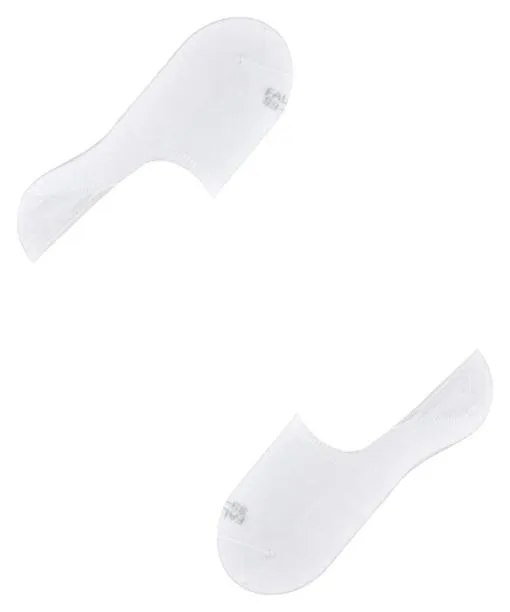 Men Step High Cut Men No Show Socks White FALKE No Show Socks