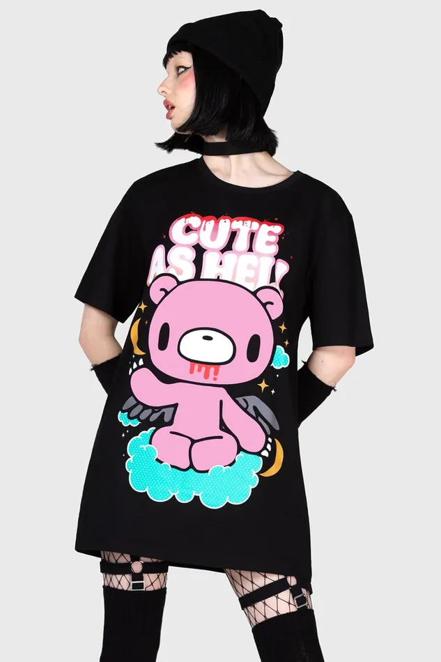 Men TShirts and Vests Killstar Cute As Hell TShirt