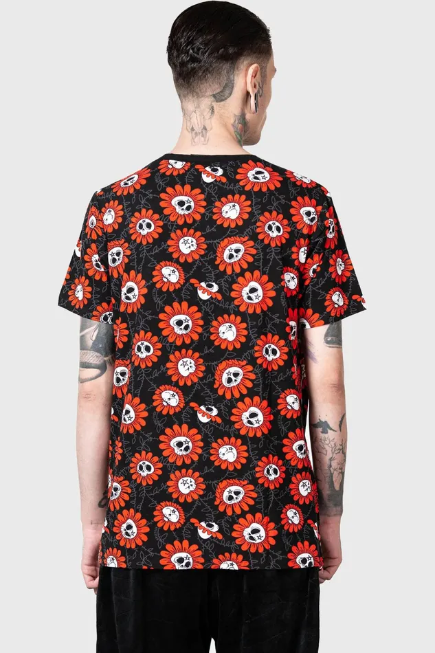 Men TShirts and Vests Killstar Gloom Garden TShirt