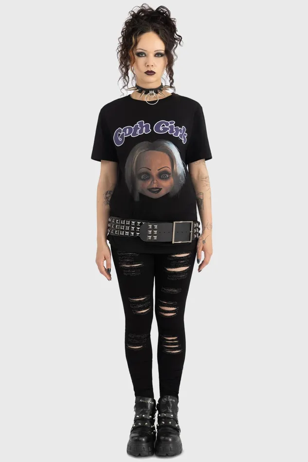 Men TShirts and Vests Killstar Goth Girls TShirt