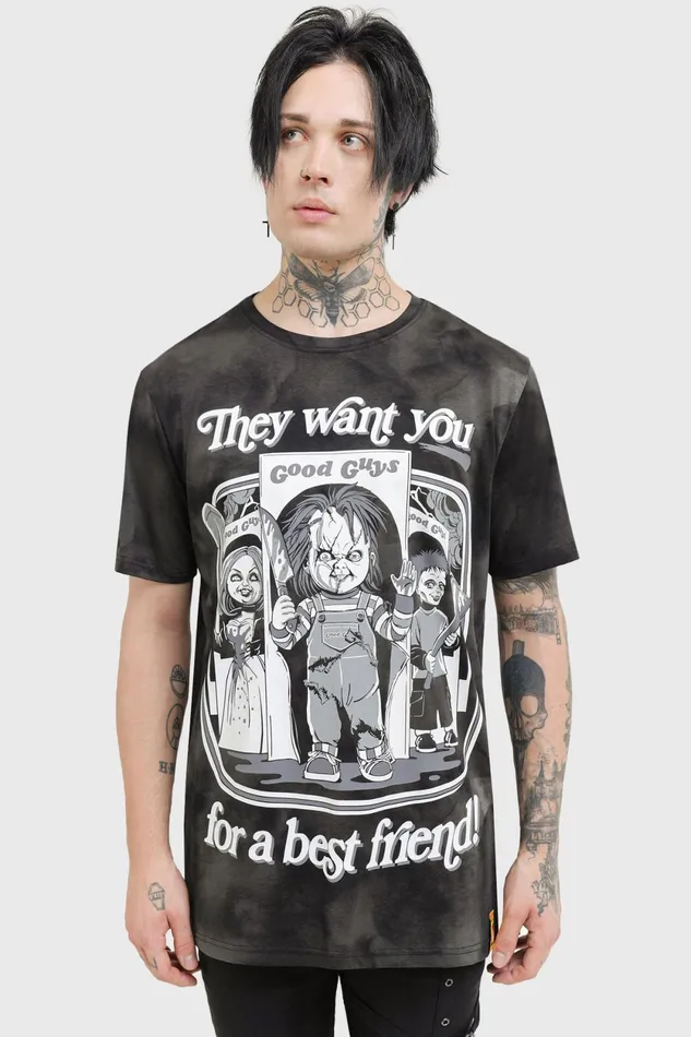 Men TShirts and Vests Killstar Hey There Friend TShirt