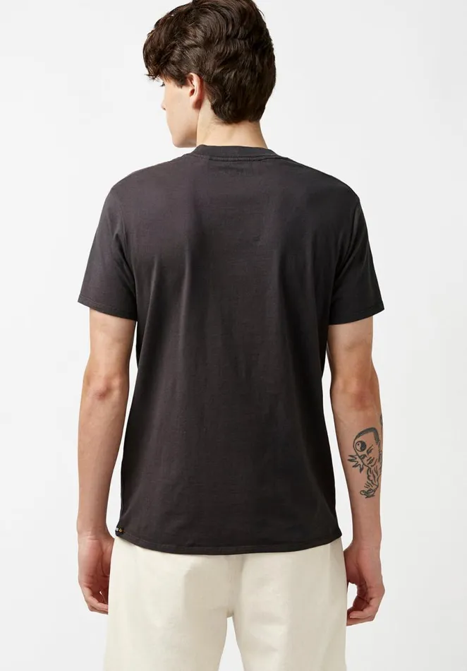 Men Tusurf Vintage Wash TShirt Charcoal Buffalo David Bitton Tops and Tees