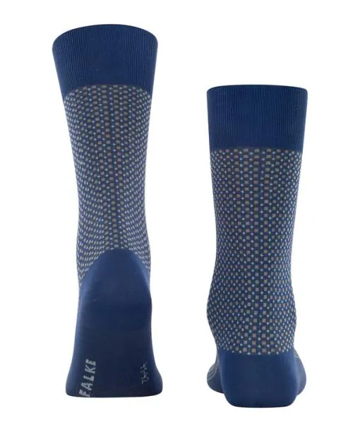 Men Uptown Tie Men Socks Royal Blue FALKE Socks