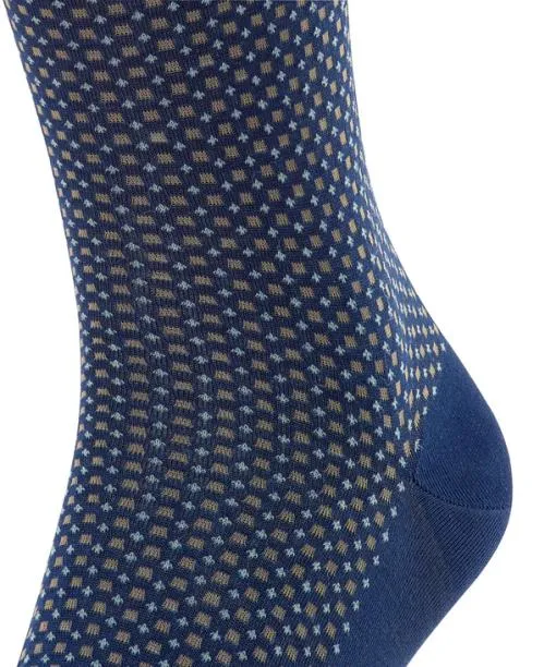Men Uptown Tie Men Socks Royal Blue FALKE Socks