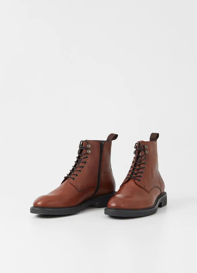 Men Vagabond Boots ALEX M BOOTS Brown Leather
