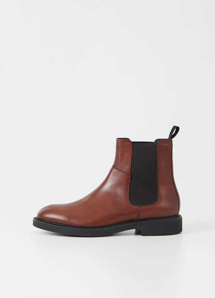 Men Vagabond Boots ALEX M BOOTS Brown Leather
