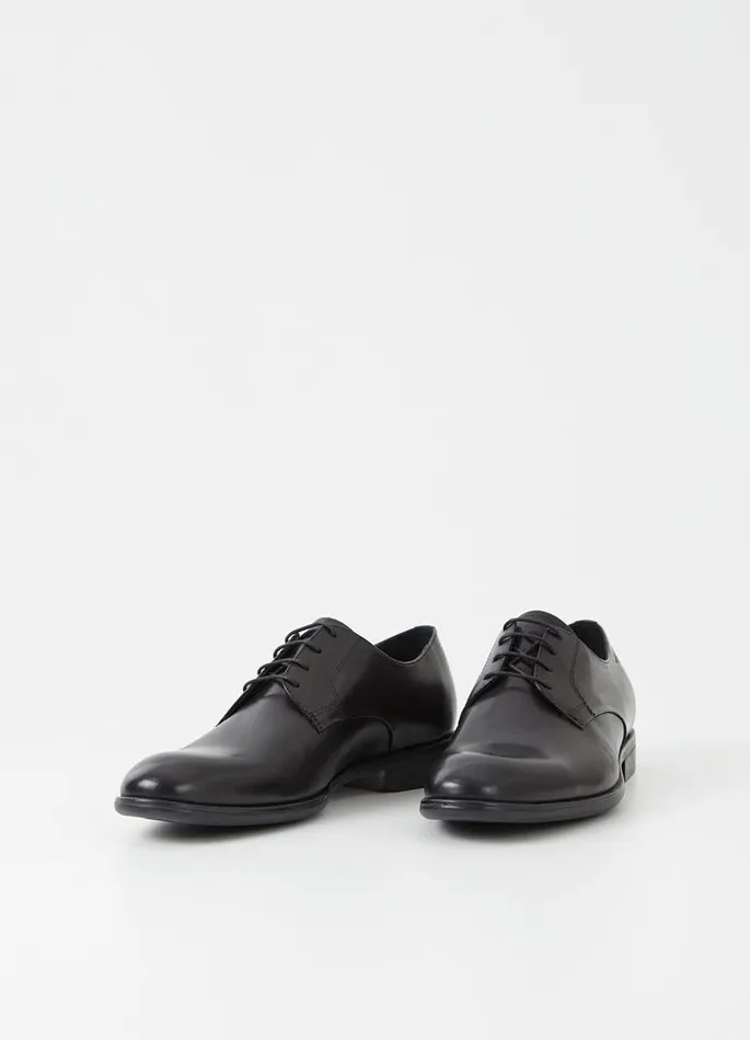 Men Vagabond Shoes HARVEY SHOES Black Leather