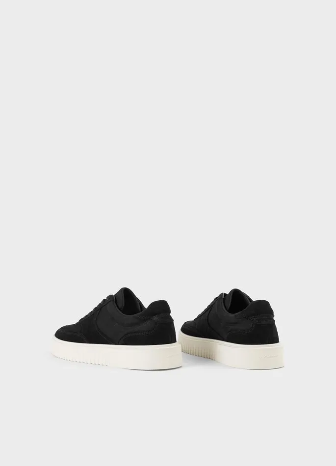 Men Vagabond Sneakers DEREK SNEAKERS Black Suedecomb