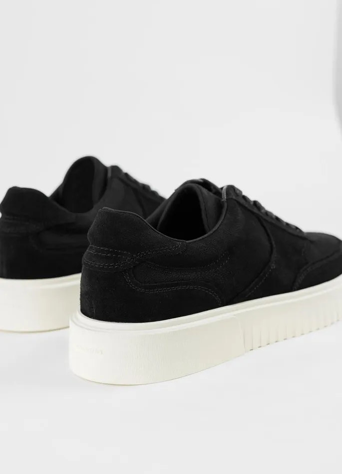 Men Vagabond Sneakers DEREK SNEAKERS Black Suedecomb